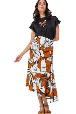 New 1701-39 / Asymmetrische Rok In Katoen Vrouwen Rokken