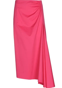 Discount 1768-74 / Comfortabele Asymmetrische Rok In Katoen Vrouwen Rokken