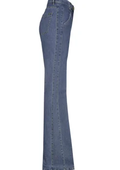 Best 1524-24 / Comfortabele Bootcut Jeans, Normal Waist Vrouwen Broeken