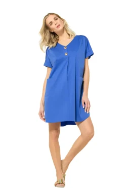 Outlet 3173-26 / Comfortabele Rechtvallende Jurk Vrouwen Jurken