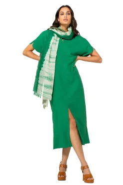 Hot 1124-62 / Comfortabele Rechtvallende Midi Jurk Vrouwen Jurken