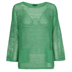 Online 3213-61 / Doorzichtige Gehaakte Lange Pull Vrouwen Pulls