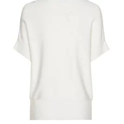 1246-91 / Fijn Gebreide Top Met Schoudereffect Vrouwen Pulls