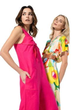 Outlet 3166-79 / Frivole Midi Jurk Vrouwen Jurken