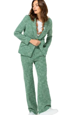 Best 1888-62 / Licht Aansluitende Blazer In Lichte Bouclette Vrouwen Vesten