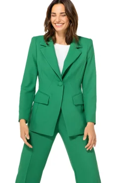 Best 1823-62 / Licht Aansluitende Comfortabele Lange Citylook Blazer Vrouwen Vesten