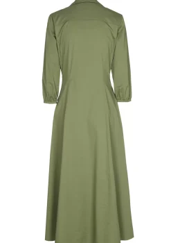 Outlet 1167-60 / Licht Aansluitende Midi Jurk Met Stretch Vrouwen Jurken