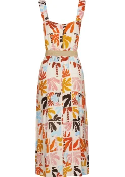 Clearance 3169-89 / Luchtige Bain De Soleil Jurk Vrouwen Jurken