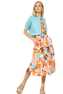 Clearance 3169-89 / Luchtige Bain De Soleil Jurk Vrouwen Jurken