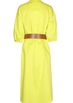 Hot 1177-80 / Rechtvallende Jurk In Stretch Vrouwen Jurken