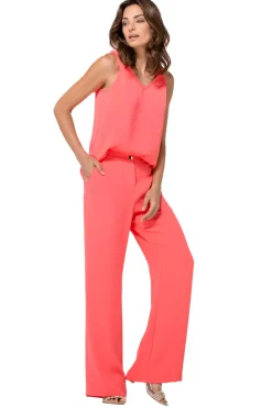 Best 1521-72 / Soepelvallende Citylook Broek, Recht Been, Normal Waist Vrouwen Broeken